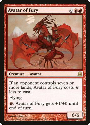 Avatar of Fury card from Commander