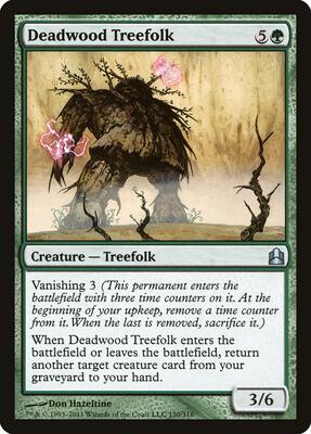Deadwood Treefolk card from Commander