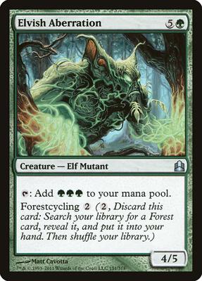 Elvish Aberration card from Commander