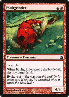 Faultgrinder card from Commander