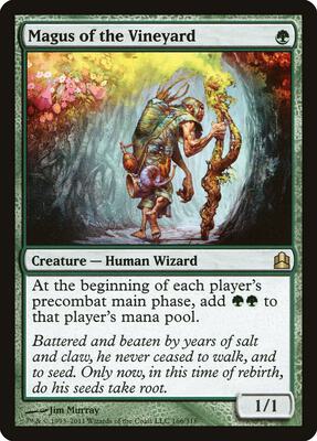 Magus of the Vineyard card from Commander