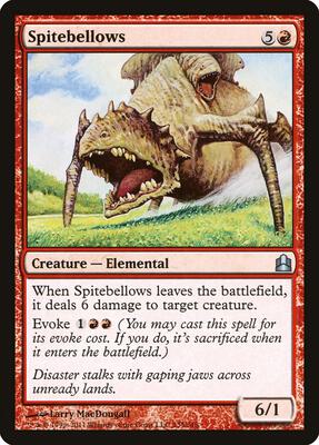 Spitebellows card from Commander