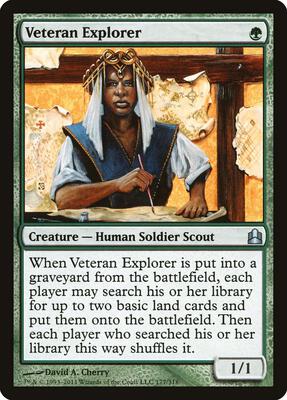Veteran Explorer card from Commander