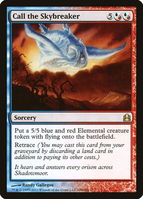 Call the Skybreaker card from Commander