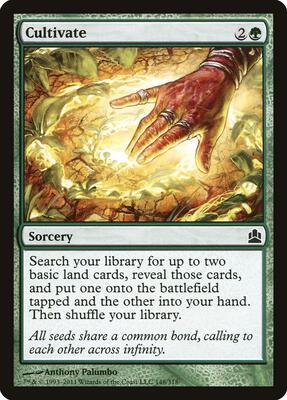Cultivate card from Commander