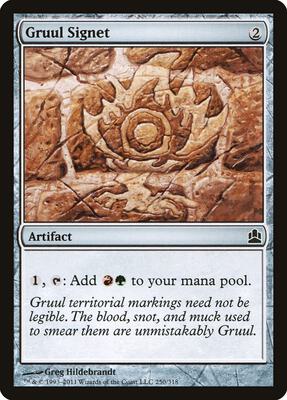 Gruul Signet card from Commander