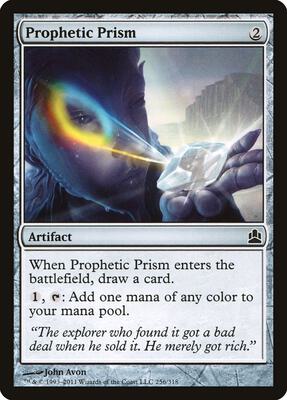 Prophetic Prism card from Commander