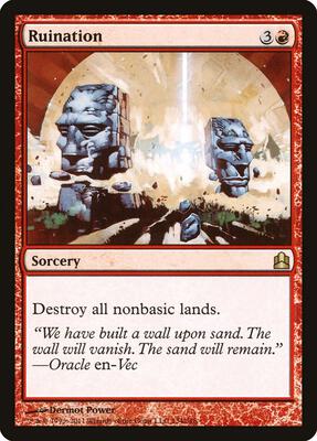 Ruination card from Commander