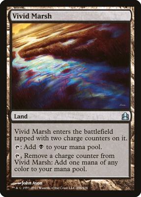 Vivid Marsh card from Commander