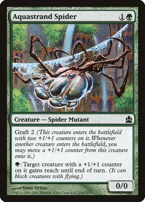 Aquastrand Spider card from Commander