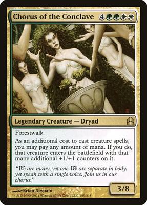Chorus of the Conclave card from Commander