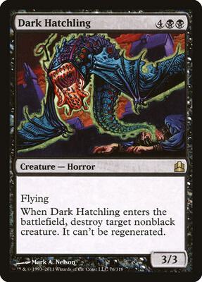 Dark Hatchling card from Commander
