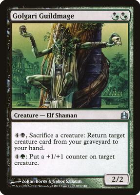 Golgari Guildmage card from Commander