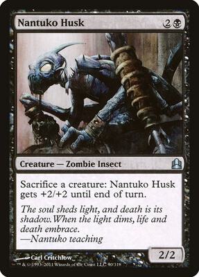 Nantuko Husk card from Commander