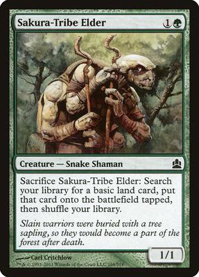 Sakura-Tribe Elder card from Commander