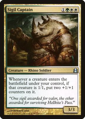 Sigil Captain card from Commander