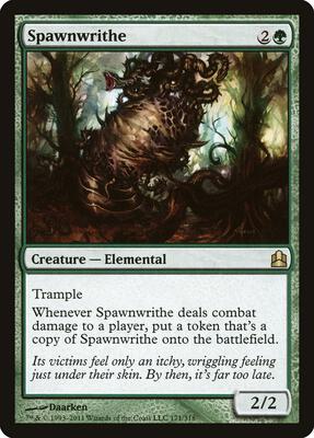Spawnwrithe card from Commander
