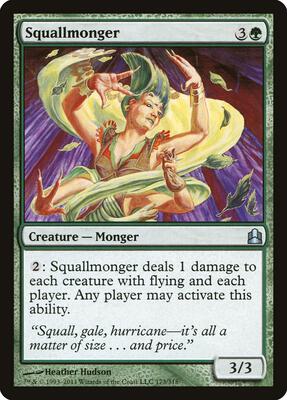 Squallmonger card from Commander
