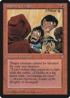 Imposing Visage card from Ice Age