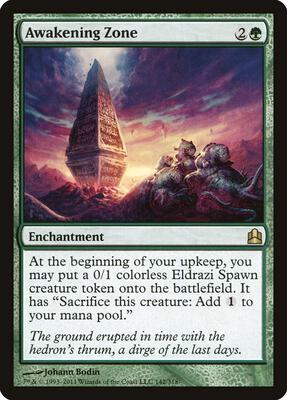 Awakening Zone card from Commander