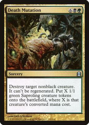 Death Mutation card from Commander