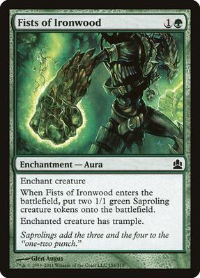 Fists of Ironwood card from Commander