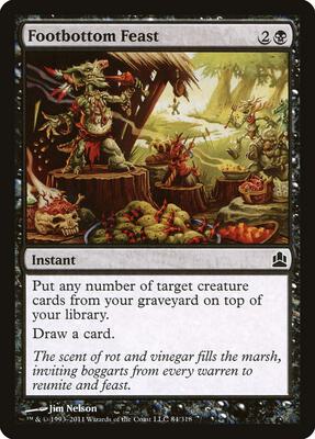 Footbottom Feast card from Commander