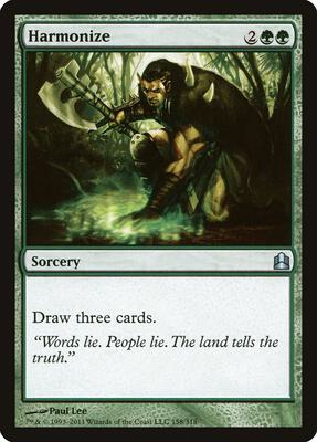 Harmonize card from Commander