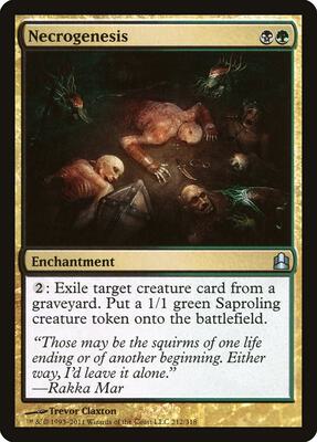 Necrogenesis card from Commander