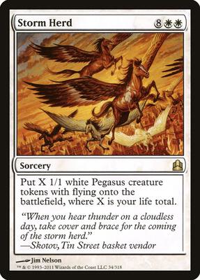 Storm Herd card from Commander