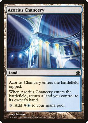 Azorius Chancery card from Commander