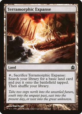 Terramorphic Expanse card from Commander