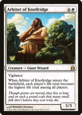 Arbiter of Knollridge card from Commander