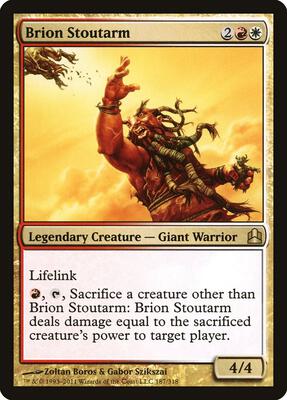 Brion Stoutarm card from Commander