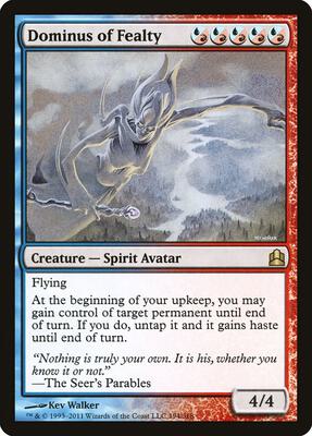 Dominus of Fealty card from Commander