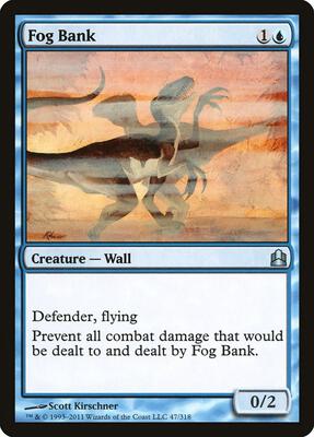 Fog Bank card from Commander