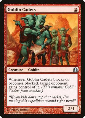 Goblin Cadets card from Commander