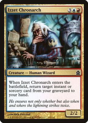 Izzet Chronarch card from Commander