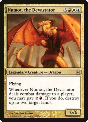 Numot, the Devastator card from Commander