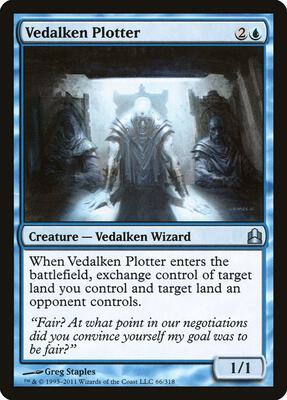 Vedalken Plotter card from Commander