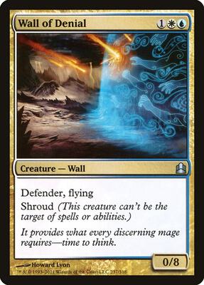 Wall of Denial card from Commander