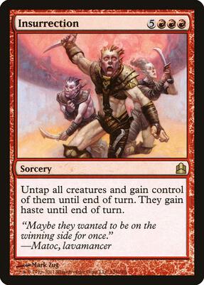 Insurrection card from Commander