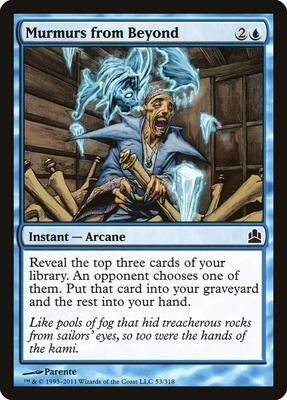 Murmurs from Beyond card from Commander