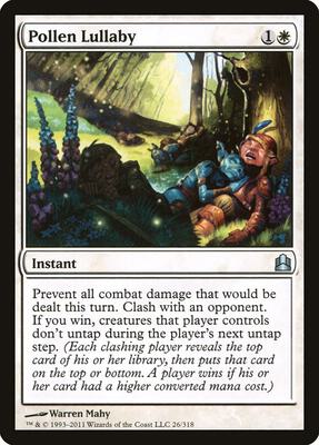 Pollen Lullaby card from Commander