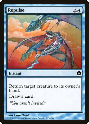 Repulse card from Commander