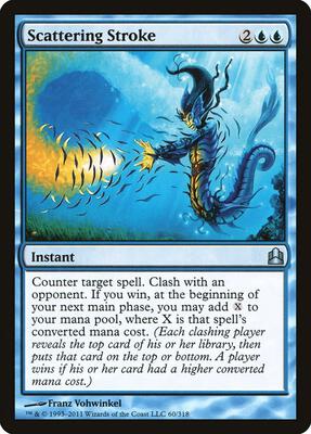 Scattering Stroke card from Commander