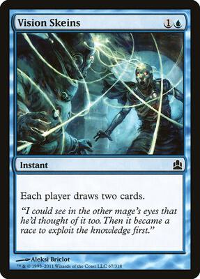 Vision Skeins card from Commander