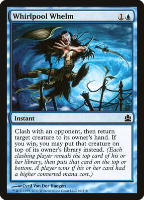 Whirlpool Whelm card from Commander