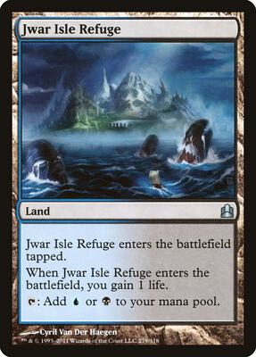 Jwar Isle Refuge card from Commander