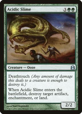 Acidic Slime card from Commander